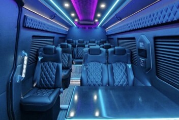 Modesto Sprinter Bus Interior
