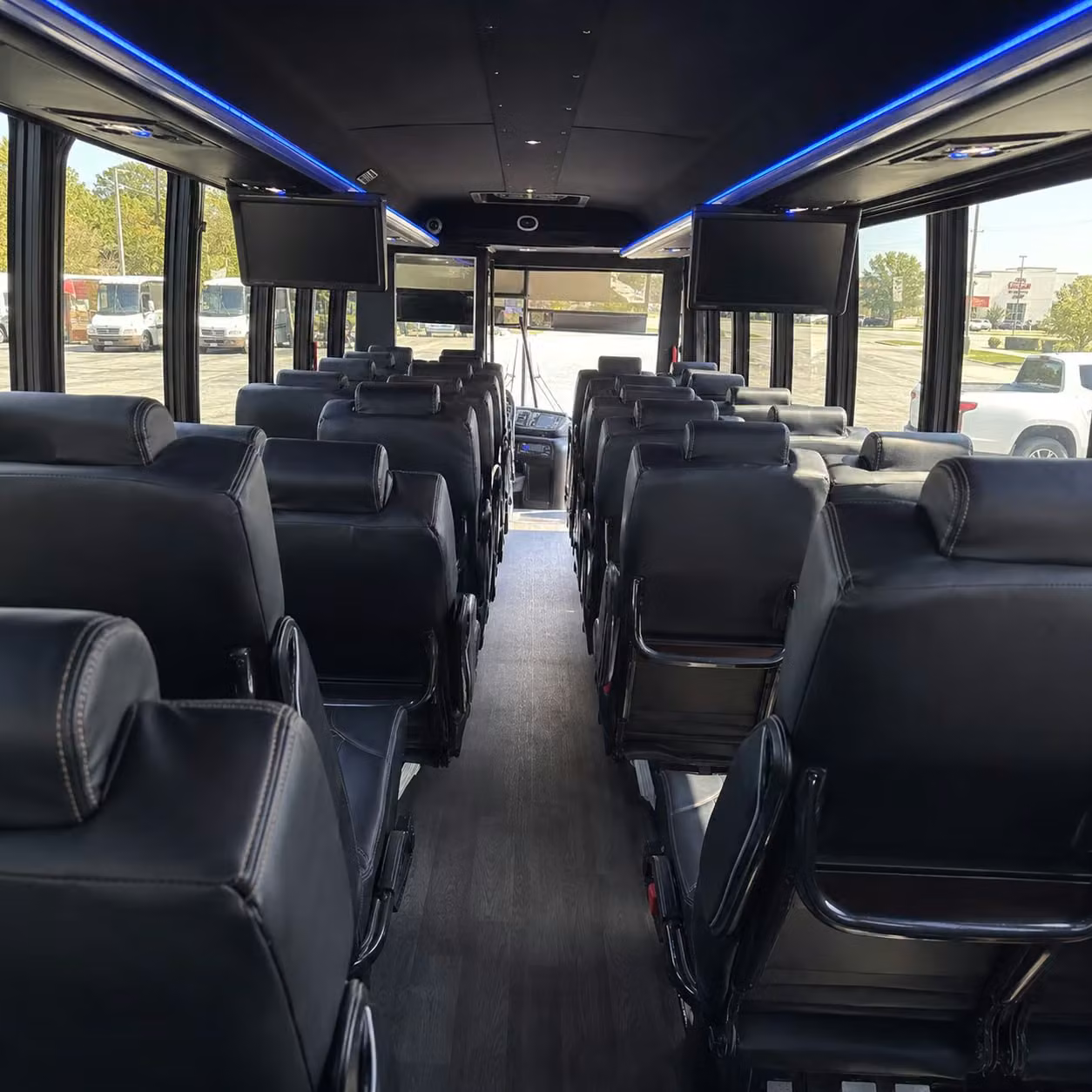 30 passenger minibus interior