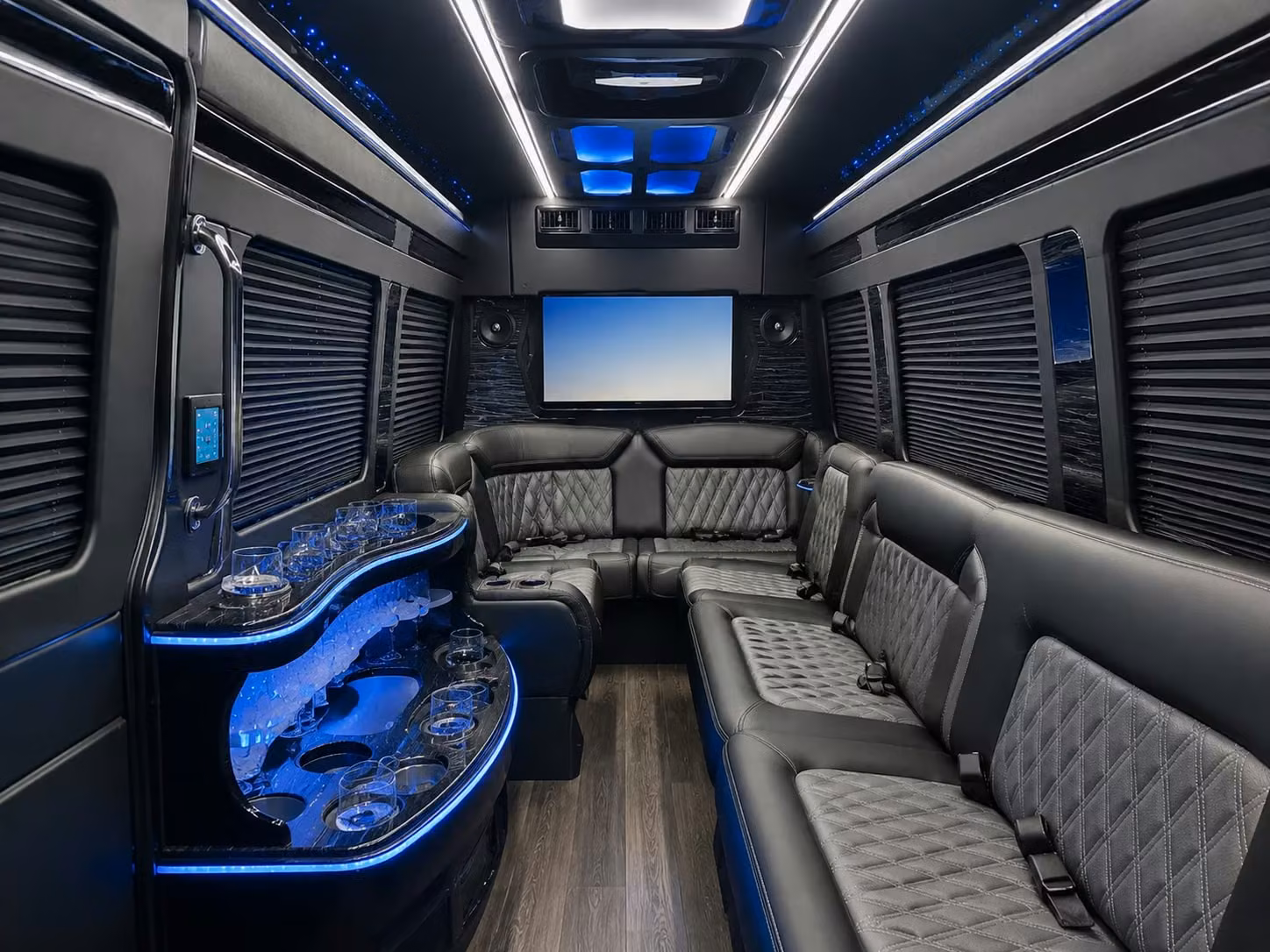 bus rental options for modesto trips