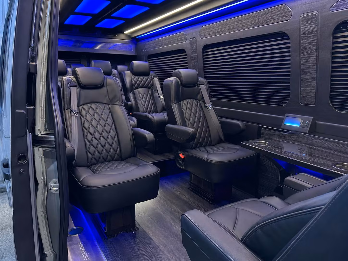 sprinter van transportation for groups and events across modesto